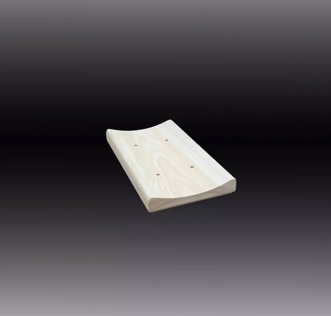 

Накладка на бревно двухместная, 9x2x17 см, сосна, 1 шт, 32001086, Накладка на бревно