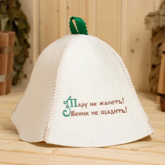 

Банная шапка 2000000002798, Белый