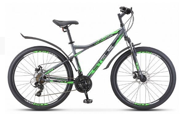

Велосипед STELS Navigator-710 MD 27.5" V020*LU093864*LU085137* 16" Антрацитовый/зелёный/чё