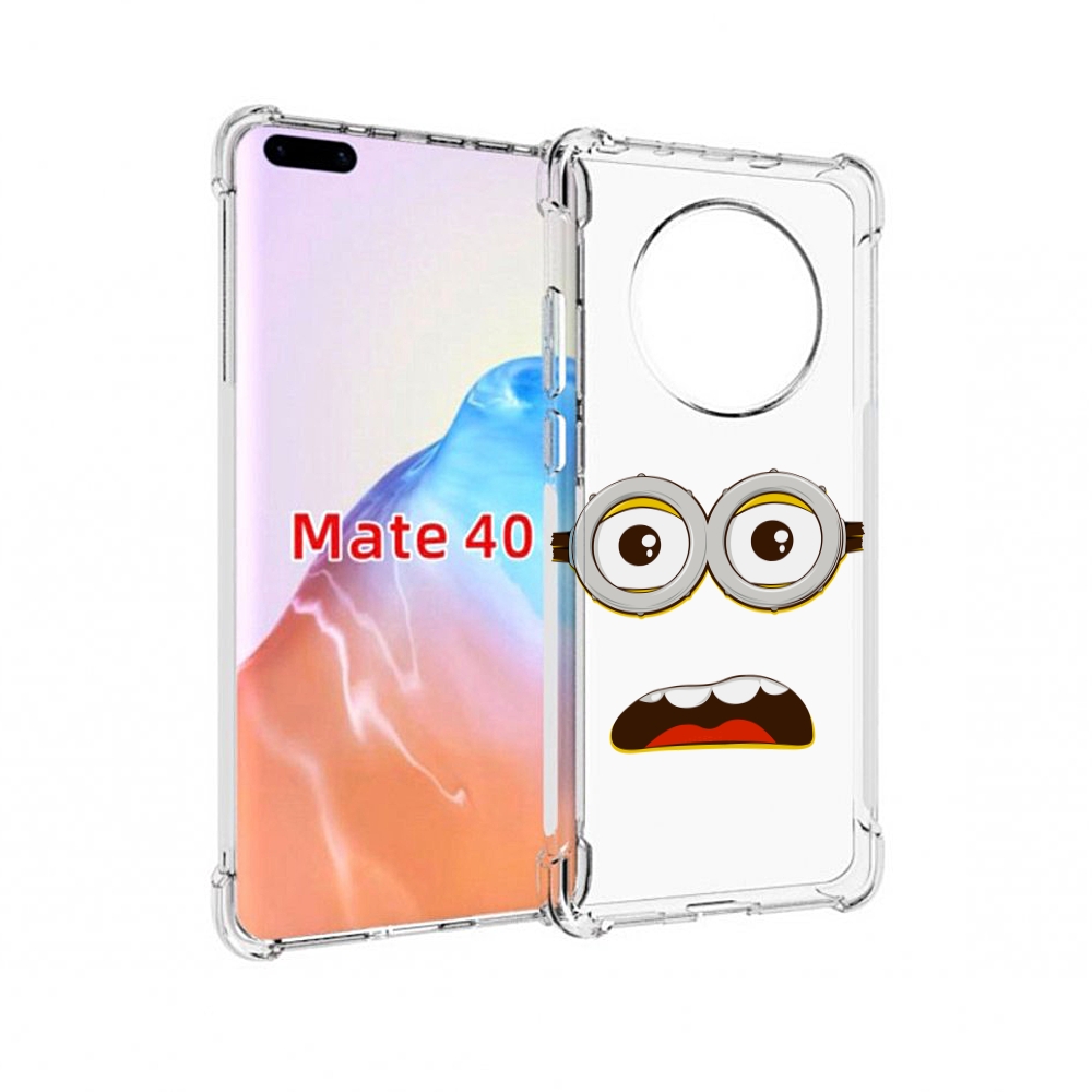 

Чехол MyPads Tocco для Huawei Mate 40 лицо-миньона, Прозрачный, Tocco