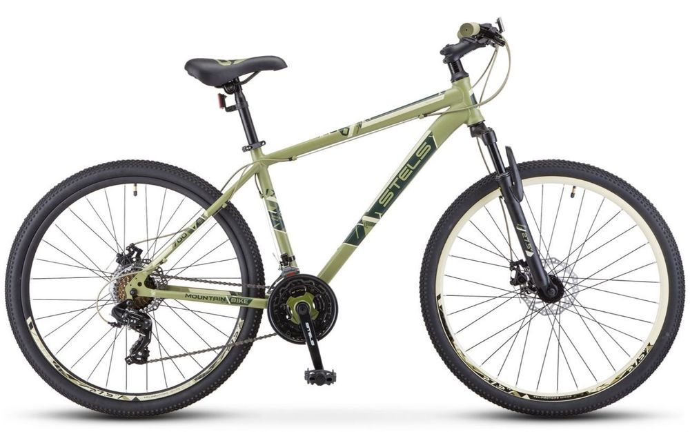 

Велосипед Stels Navigator-700 MD 27.5" F020 LU096006 LU088940 19" Хаки 2021