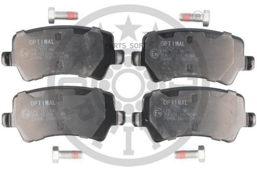 Тормозные колодки OPTIMAL дисковые для Ford Galaxy, S-Max/Volvo S60 II, S80 II bp12401