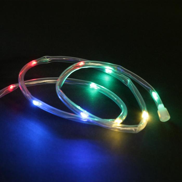 

LED шнур «Эра» 5 м , прозрачная нить, свечение мульти, 1 режим, солнечная батарея