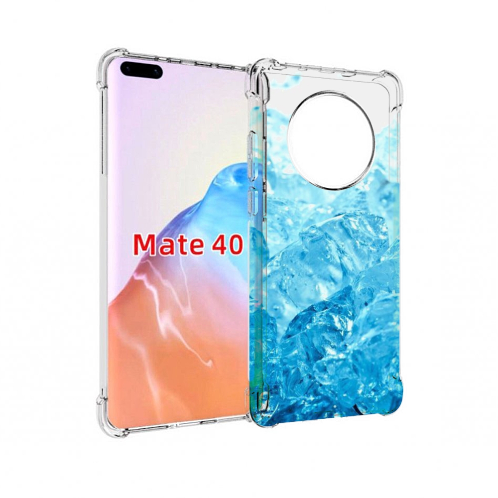 

Чехол MyPads Tocco для Huawei Mate 40 кусочки-льда, Прозрачный, Tocco