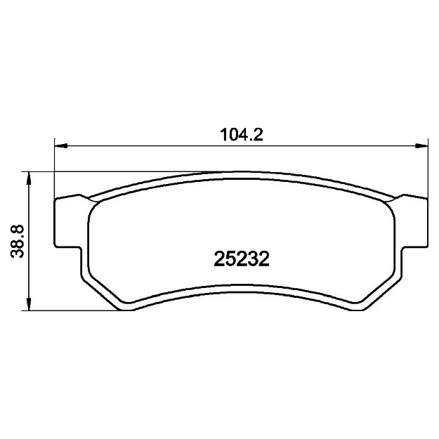 

Колодки Тормозные Nao Chevrolet Lacetti (J200) Nubira Station Wagon Nubira Notchback HELLA