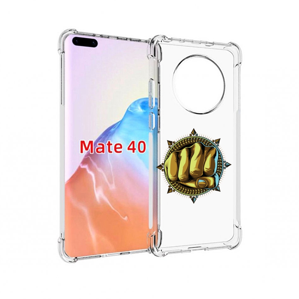 

Чехол MyPads Tocco для Huawei Mate 40 кулак, Прозрачный, Tocco