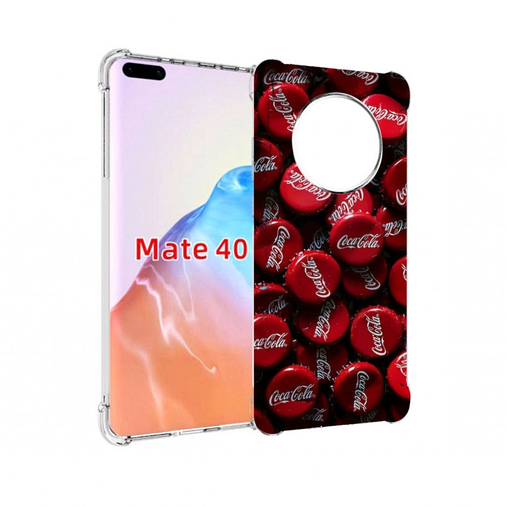 

Чехол MyPads Tocco для Huawei Mate 40 крышки от кокаколы, Прозрачный, Tocco