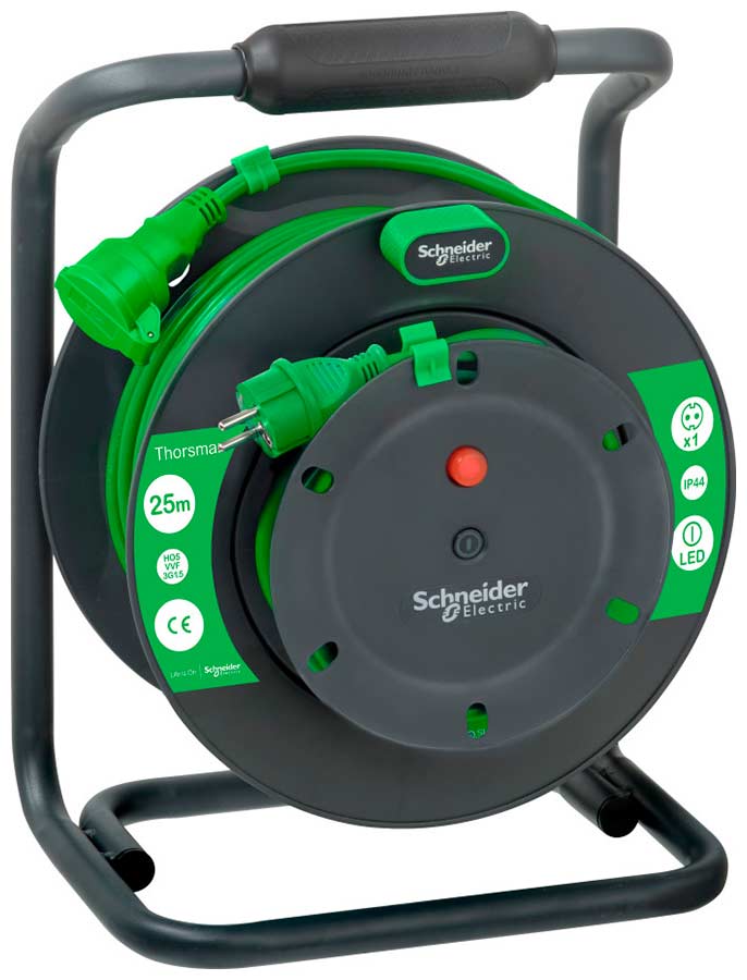 фото Сетевой фильтр schneider electric thorsman 1 роз 25м 3х1.5 ip44