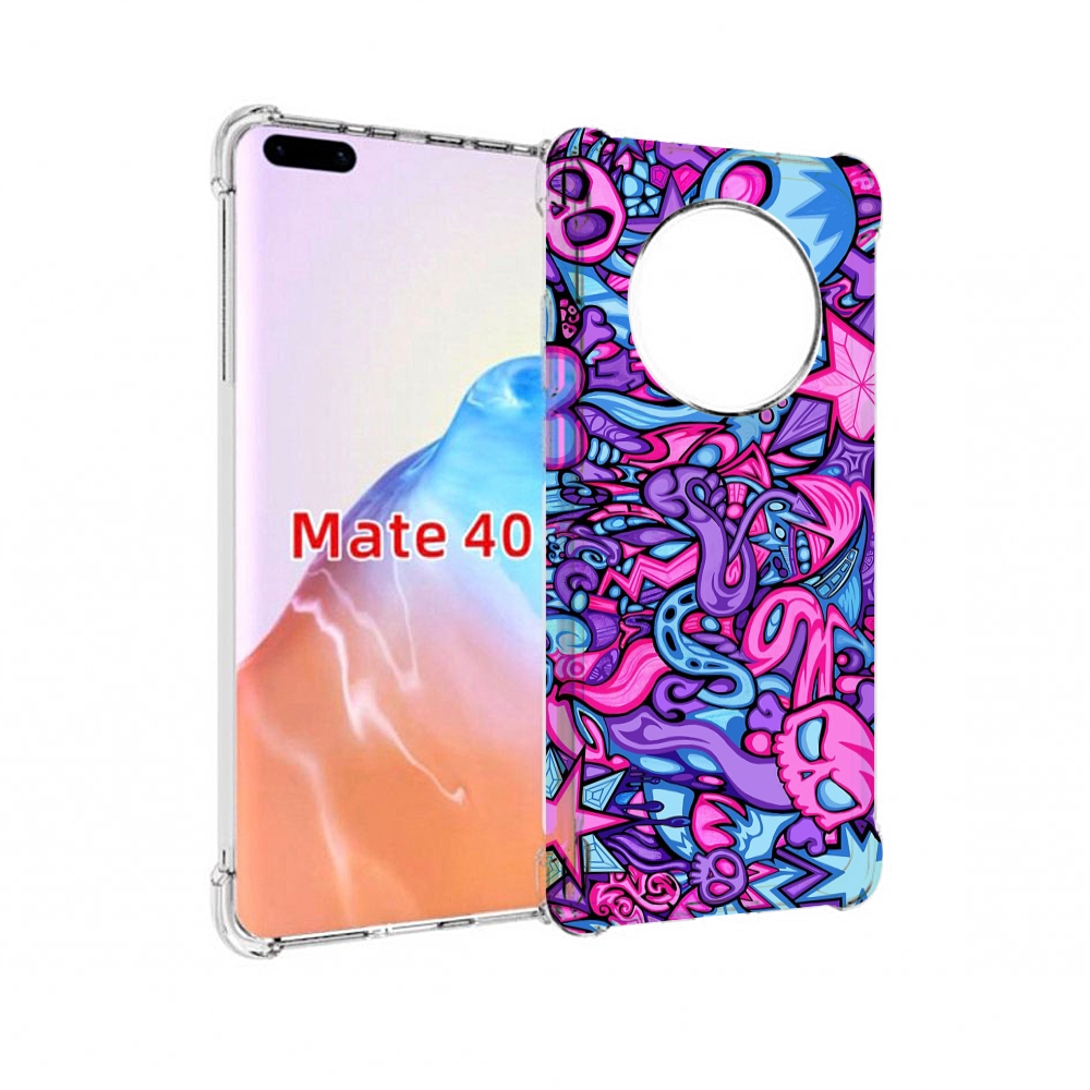 

Чехол MyPads Tocco для Huawei Mate 40 крутой-паттерн, Прозрачный, Tocco