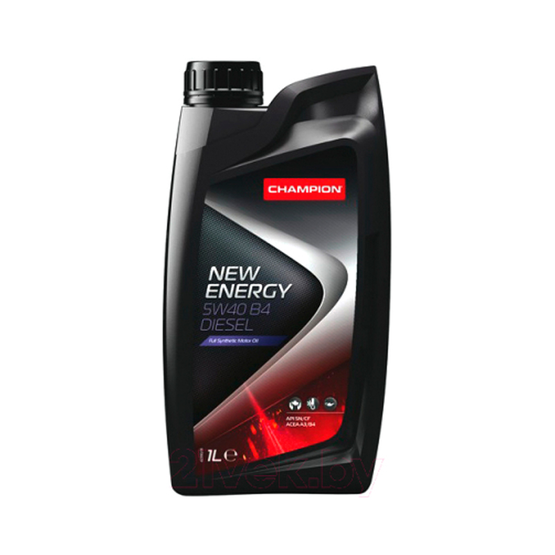 

Масло Мот. Champion New Energy 5w40 B4 Diesel, Acea: A3/B4-10, Api: Sn/Cf (1л) Синт. CHAMP