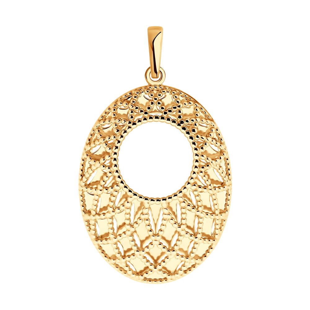 Кулон из красного золота Diamant 51-130-02361-1