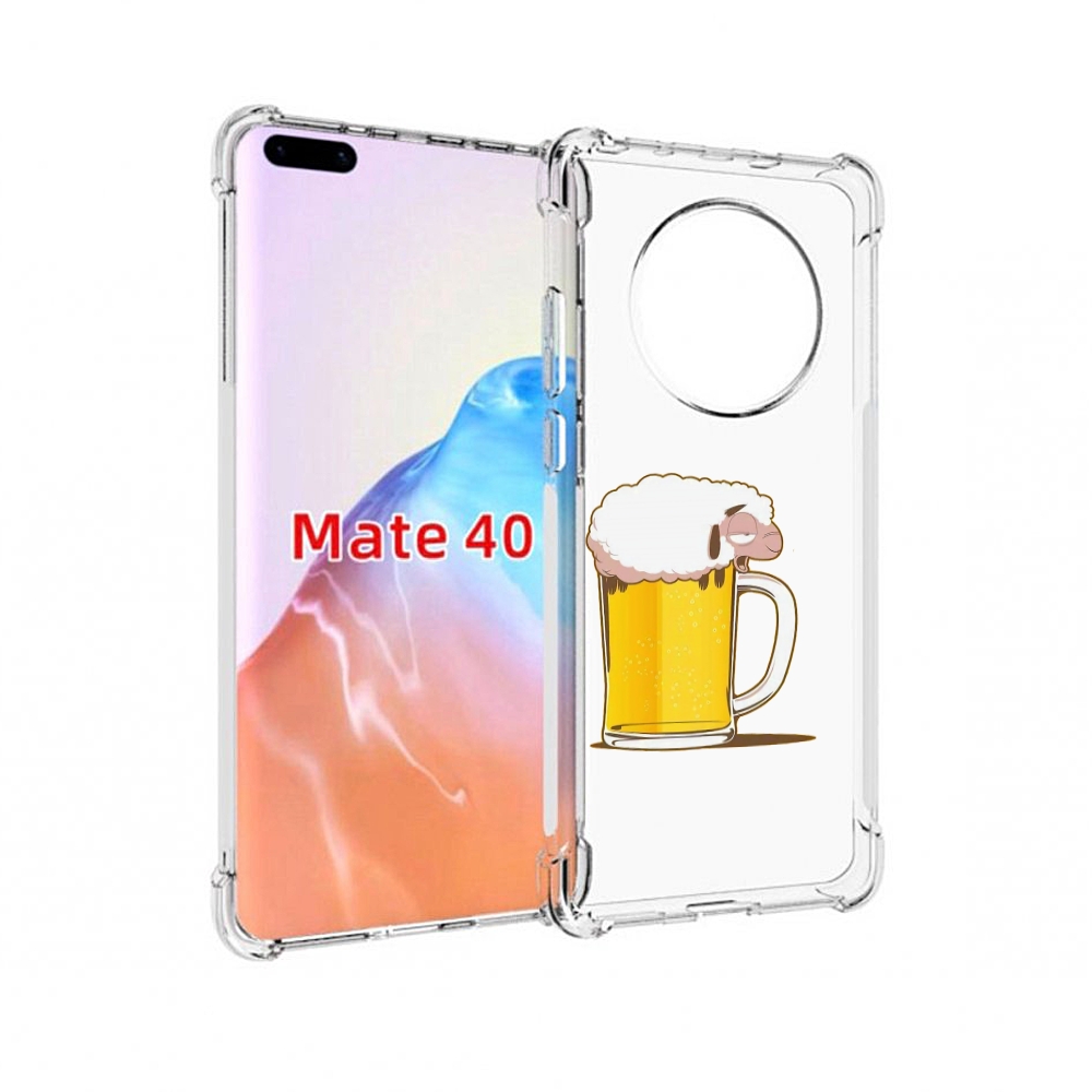 

Чехол MyPads Tocco для Huawei Mate 40 кружка пива, Прозрачный, Tocco