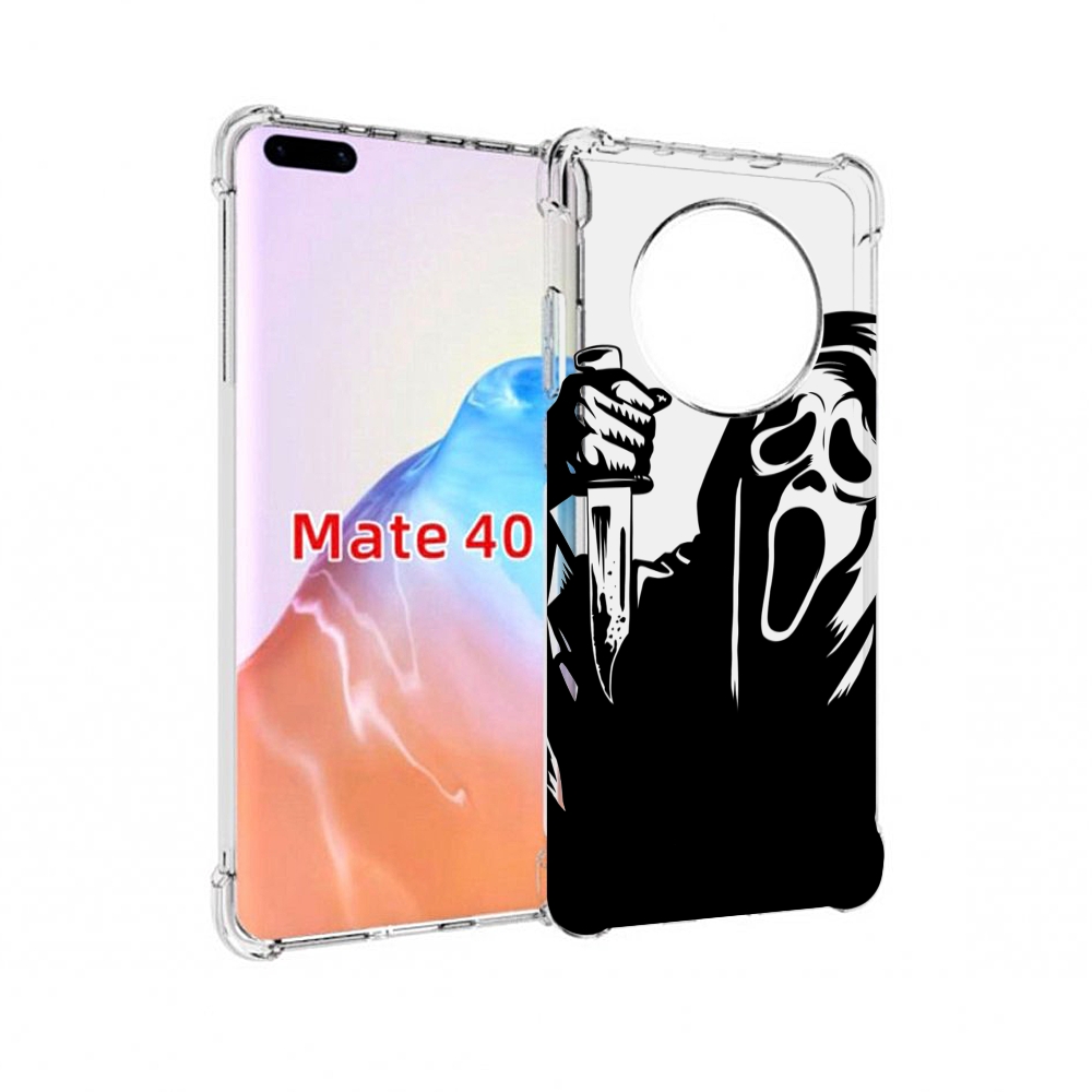 

Чехол MyPads Tocco для Huawei Mate 40 крик-с-ножом, Прозрачный, Tocco