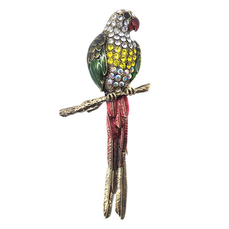 

Брошь женская Blucome Q0002AC красный/желтый, Q0002AC