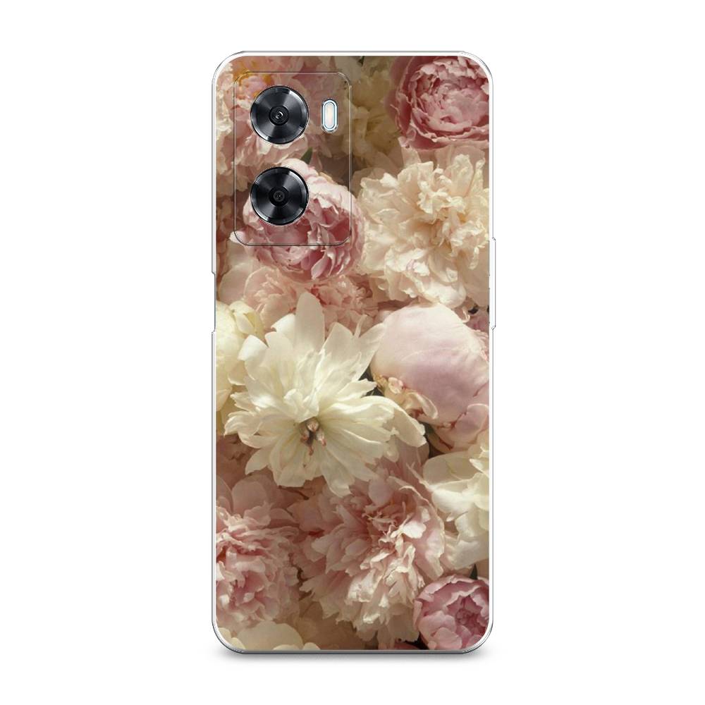 

Чехол Awog на Oppo A77 4G / Оппо А77 4G "Пионы светлые", Бежевый;коричневый, 2511550-8
