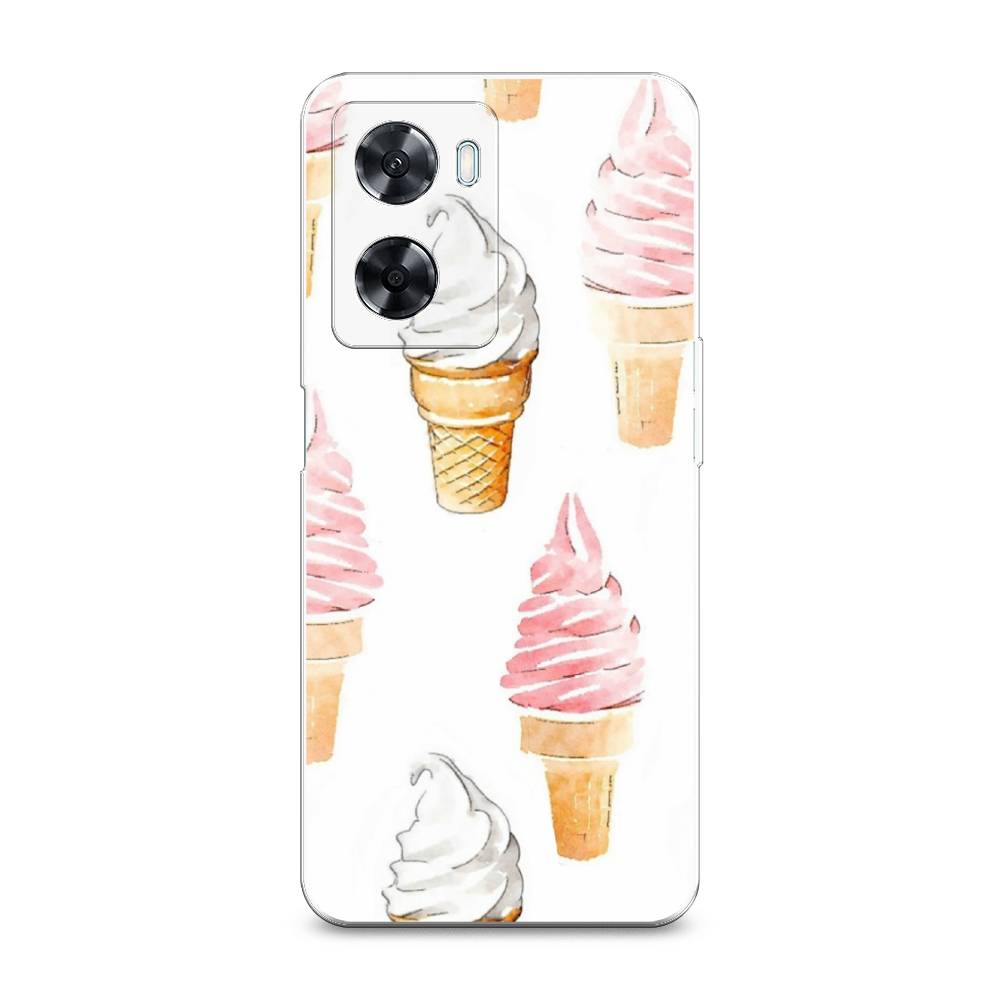 

Чехол Awog на Oppo A77 4G / Оппо А77 4G "Нарисованное мороженое", Белый;розовый, 2511550-10