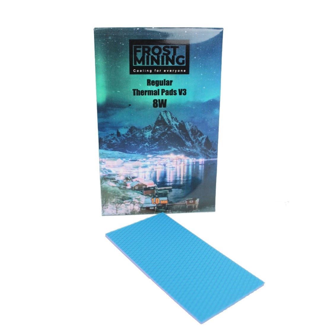 

Термопрокладка FrostMining Regular Termal Pads V3 8 Вт/мК 1мм, Regular Termal Pads