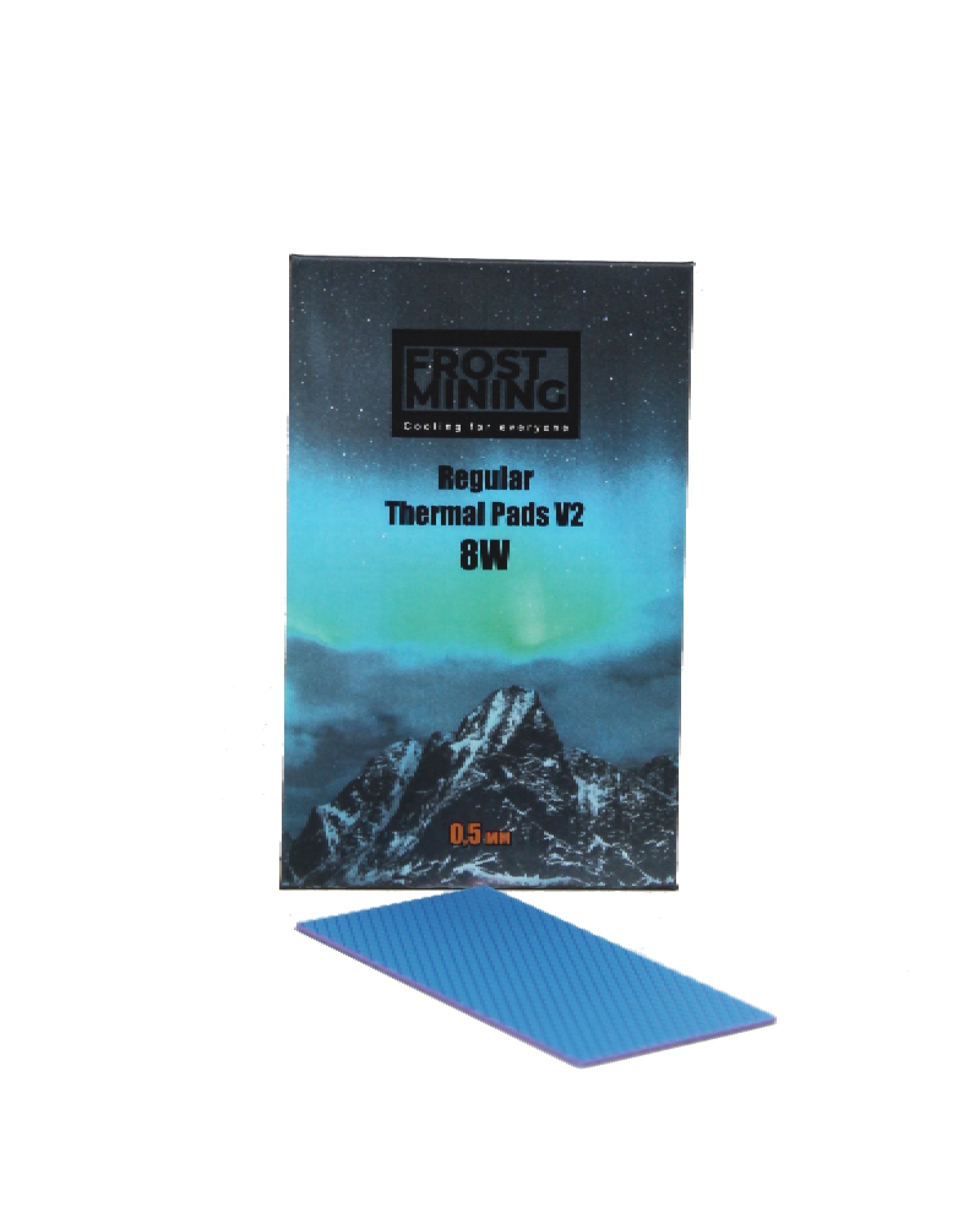 

Термопрокладка FrostMining Regular Termal Pads V2 8 Вт/мК 0.5мм, Regular Termal Pads
