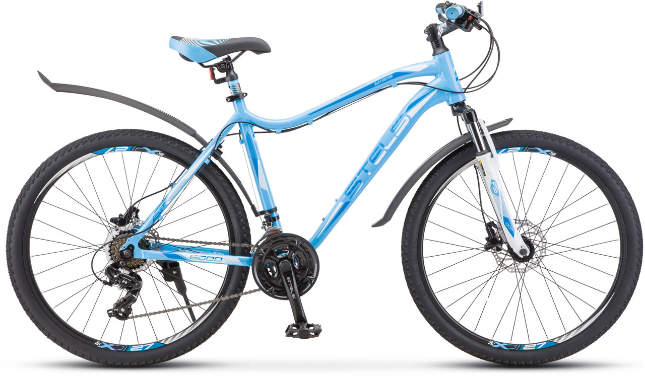 Велосипед STELS Miss 6000 HD 26 2023 17 голубой 3454600₽