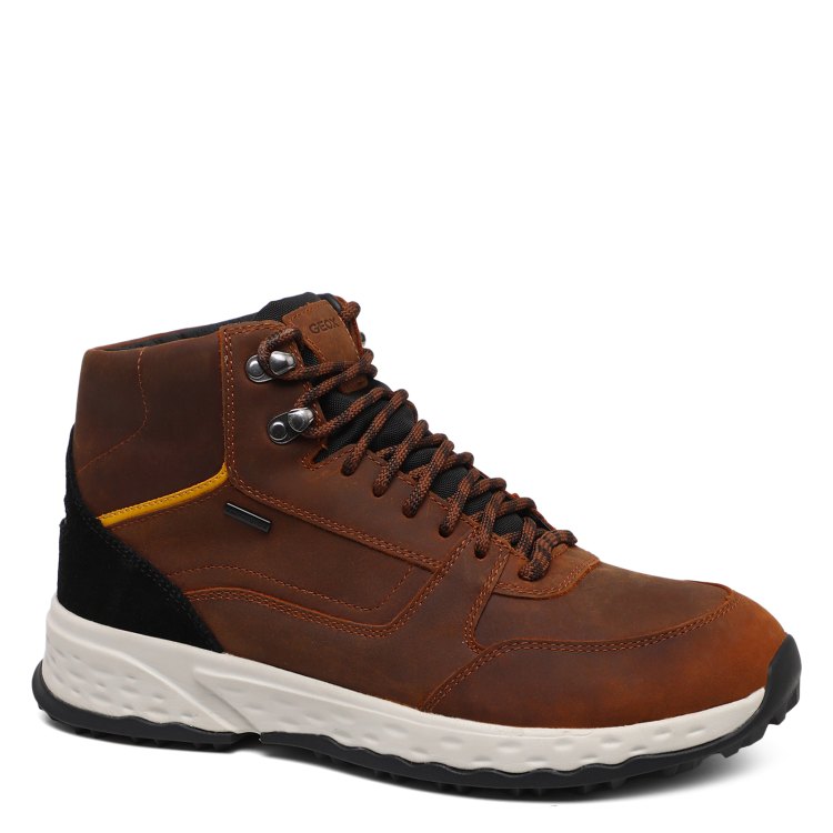 

Кроссовки мужские GEOX U36F0D коричневые 41 EU, Коричневый, U36F0D