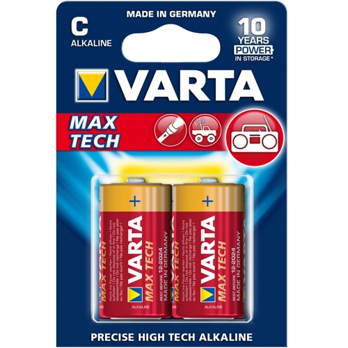 Батарейки Varta Longlife Max Power LR14, 2 шт