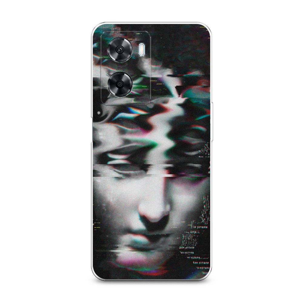 

Чехол Awog на Oppo A77 4G / Оппо А77 4G "Glitch Art", Серый, 2511550-9