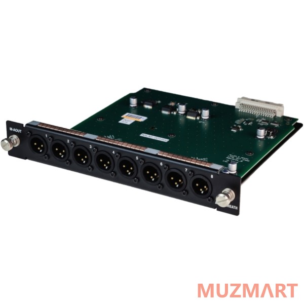 

Allen & Heath M-DL-AOUT-A Модуль аналоговых выходов, Разноцветный