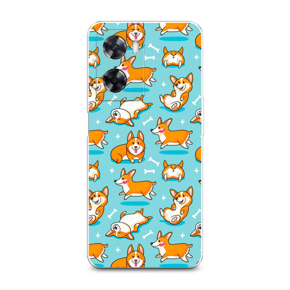 

Чехол Awog на Oppo A77 4G / Оппо А77 4G "Веселые корги", Коричневый, 2511550-2