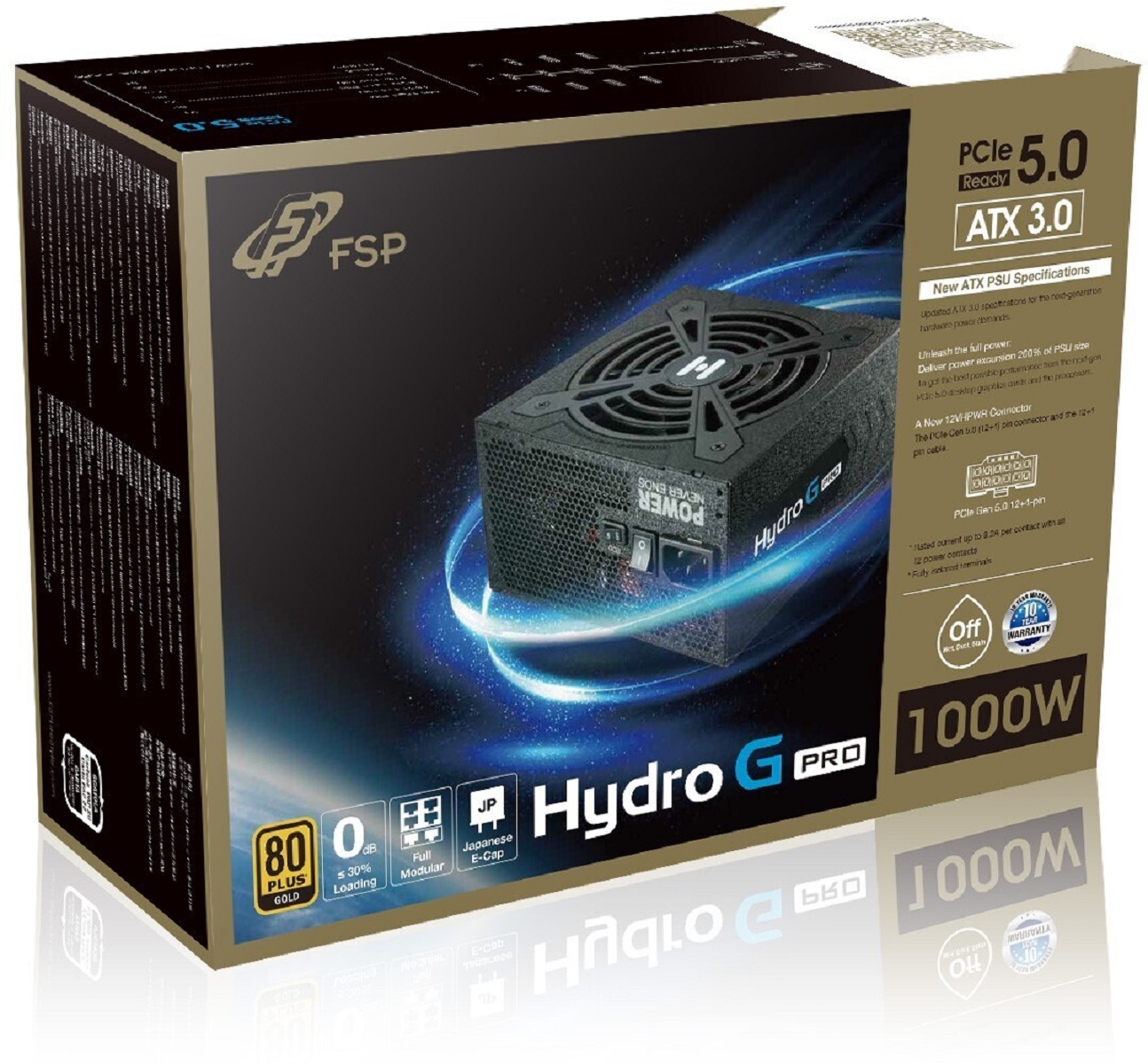 

Блок питания FSP HYDRO G PRO 1000W (PPA10A2400), Черный, HYDRO G PRO