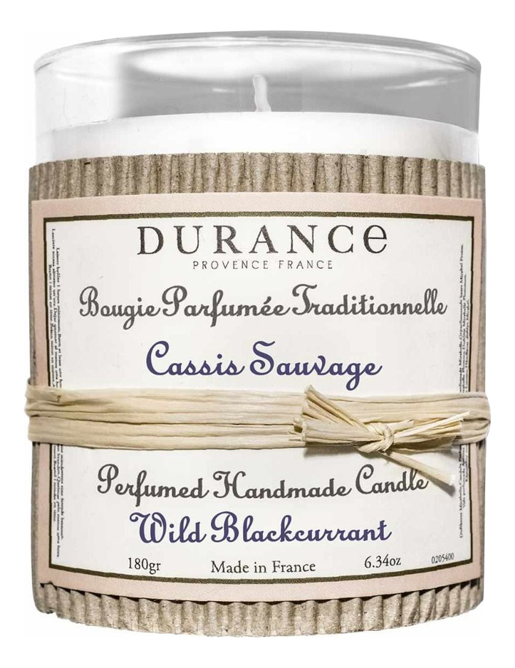 Ароматическая свеча Durance Perfumed Candle Wild Blackcurrant 180г Дикая черная смородина