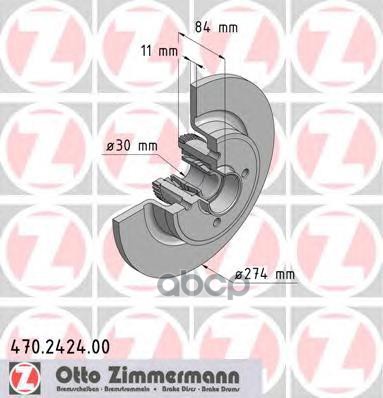 

Диск Тормозной Zimmermann арт. 470242400