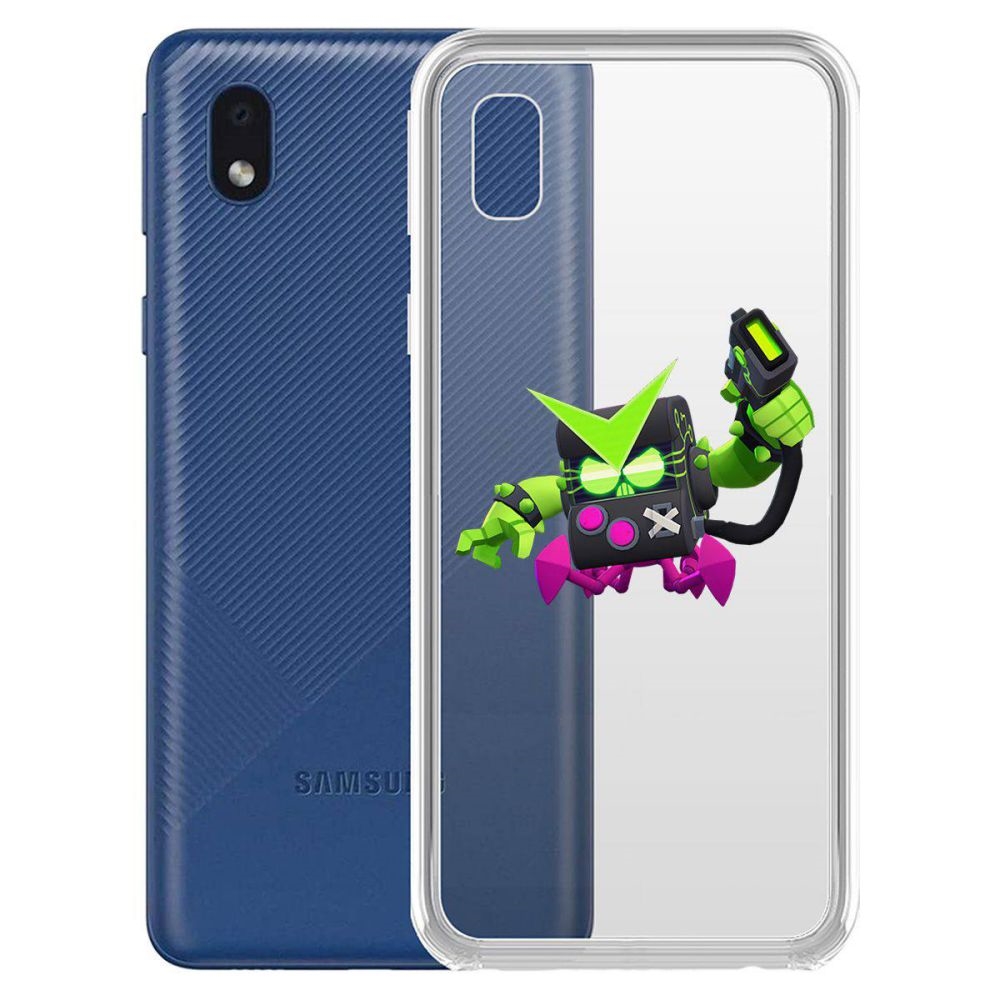 

Чехол-накладка Brawl Stars-Вирус 8-бит для Samsung Galaxy A01 Core (A013)