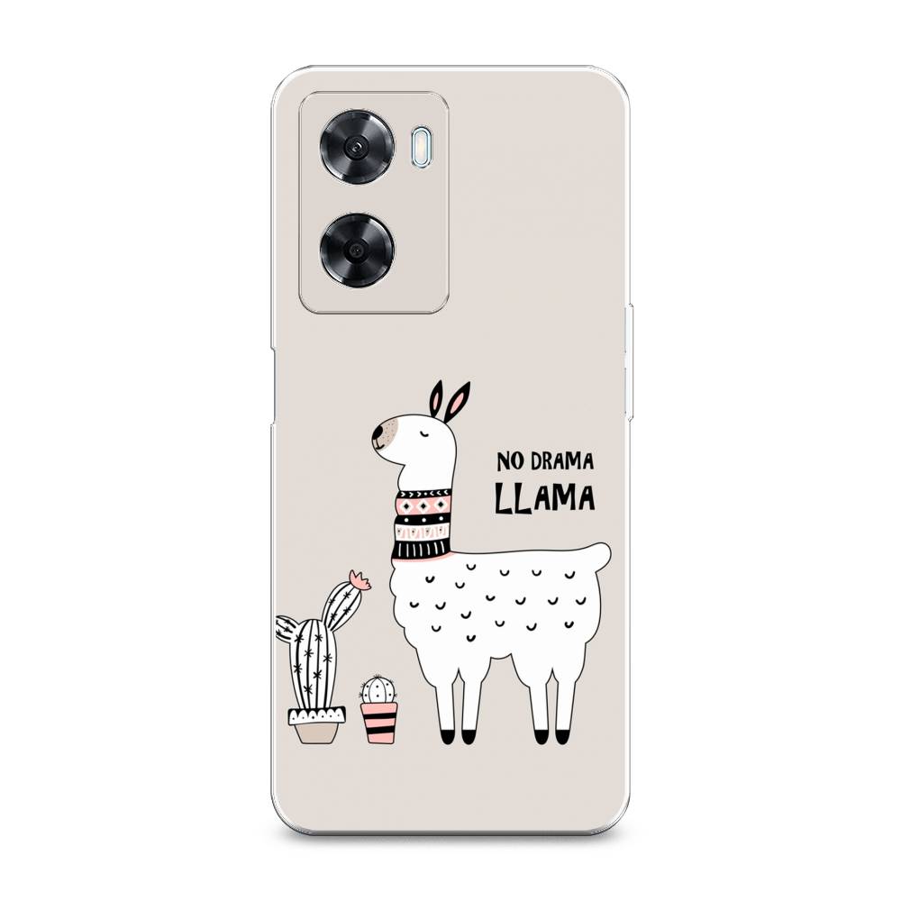 

Чехол Awog на Oppo A77 4G / Оппо А77 4G "No drama LLama", Бежевый;серый;белый, 2511550-2