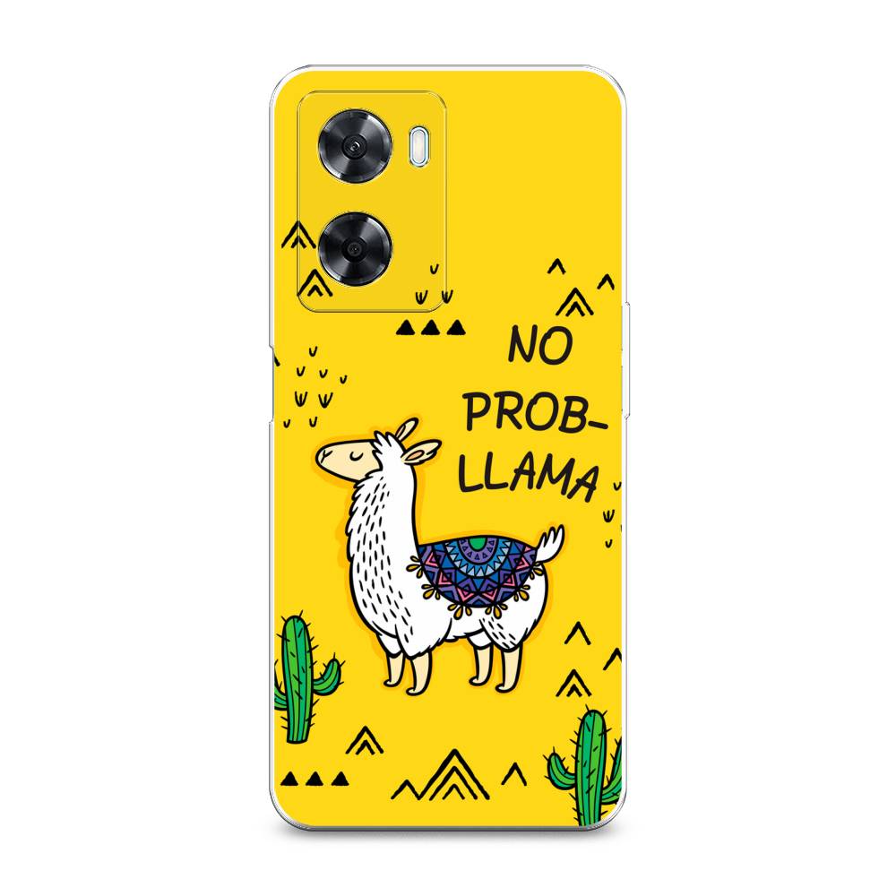 

Чехол Awog на Oppo A77 4G / Оппо А77 4G "No probLLama", Желтый;черный;синий, 2511550-2