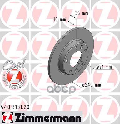 

Диск Тормозной Zimmermann арт. 440313120