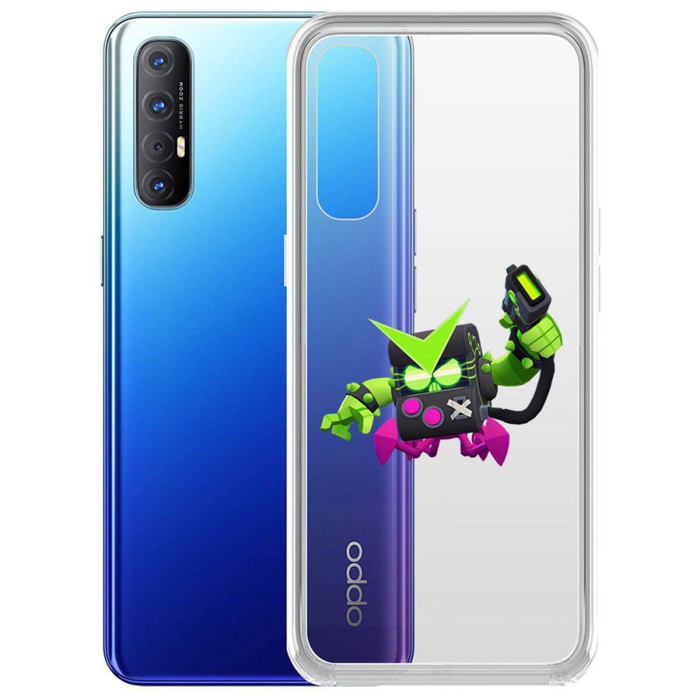 

Чехол-накладка Brawl Stars-Вирус 8-бит для Oppo Reno3 Pro