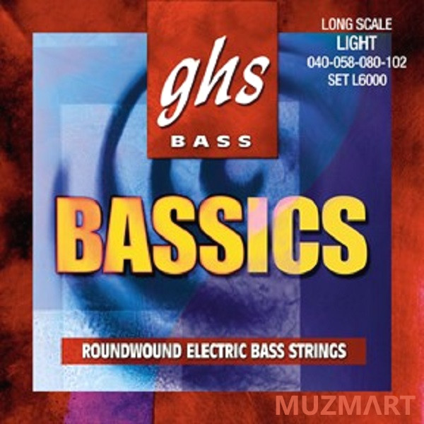 

GHS STRINGS L6000 BASSICS Струны для бас-гитары