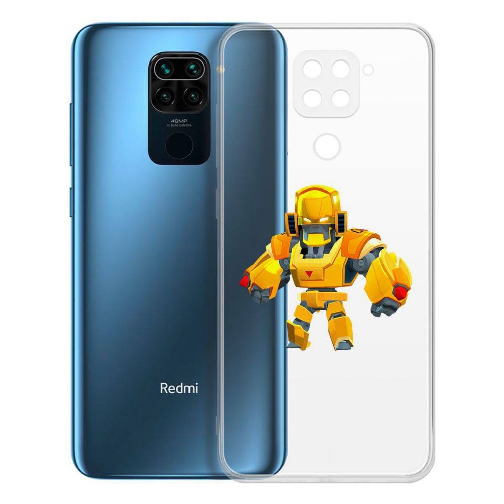 

Чехол-накладка Brawl Stars-Бо Золотой Меха для Xiaomi Redmi Note 9