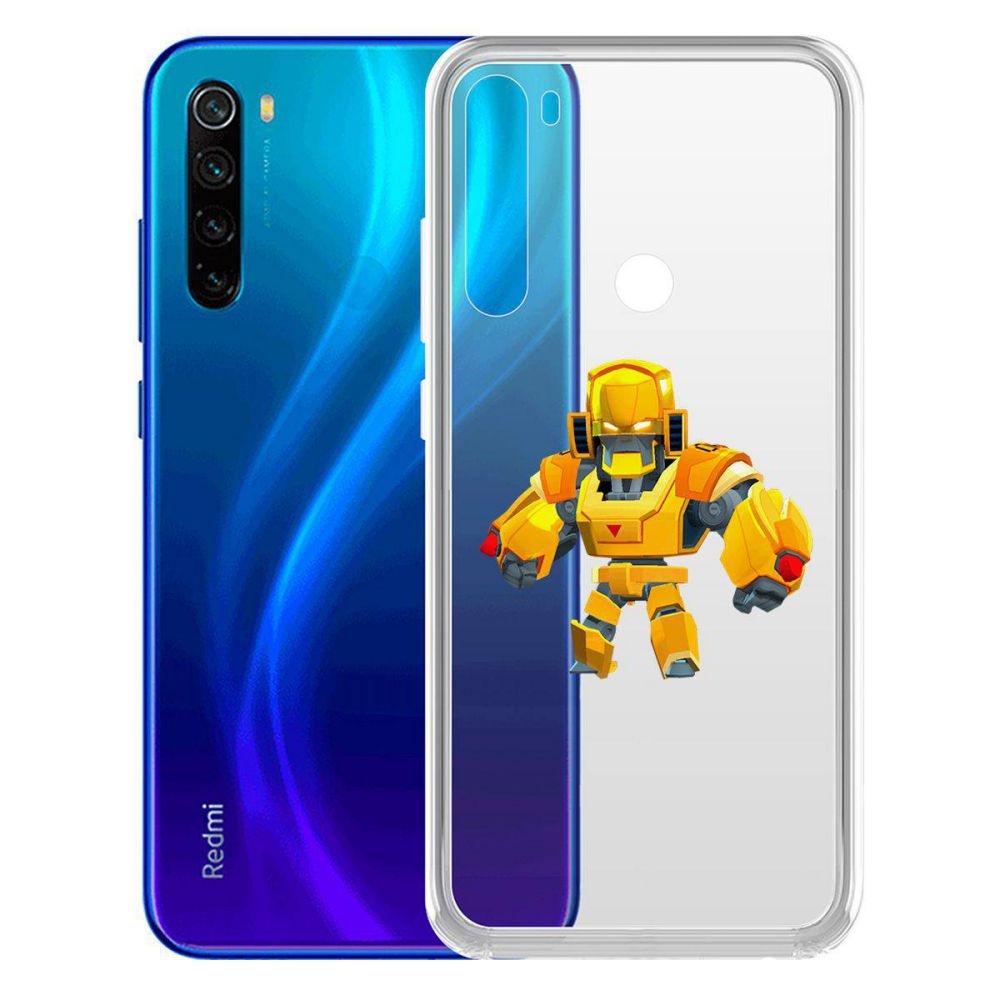 

Чехол-накладка Brawl Stars-Бо Золотой Меха для Xiaomi Redmi Note 8/Note 8 (2021)