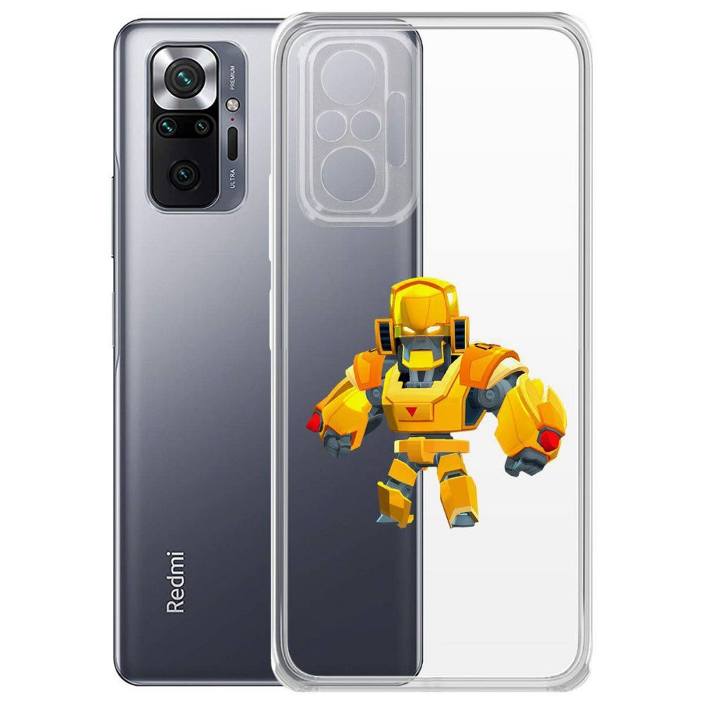 

Чехол-накладка Brawl Stars-Бо Золотой Меха для Xiaomi Redmi Note 10 Pro