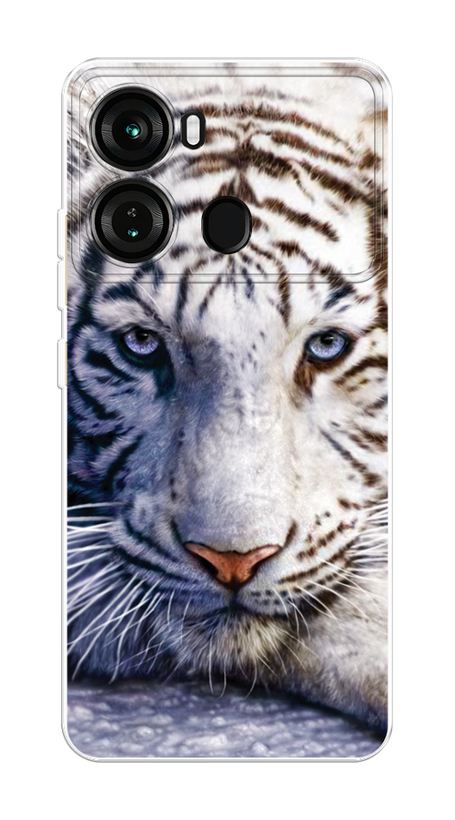 

Чехол на Itel P40 "Бенгальский тигр", Коричневый;белый, 3201350-1