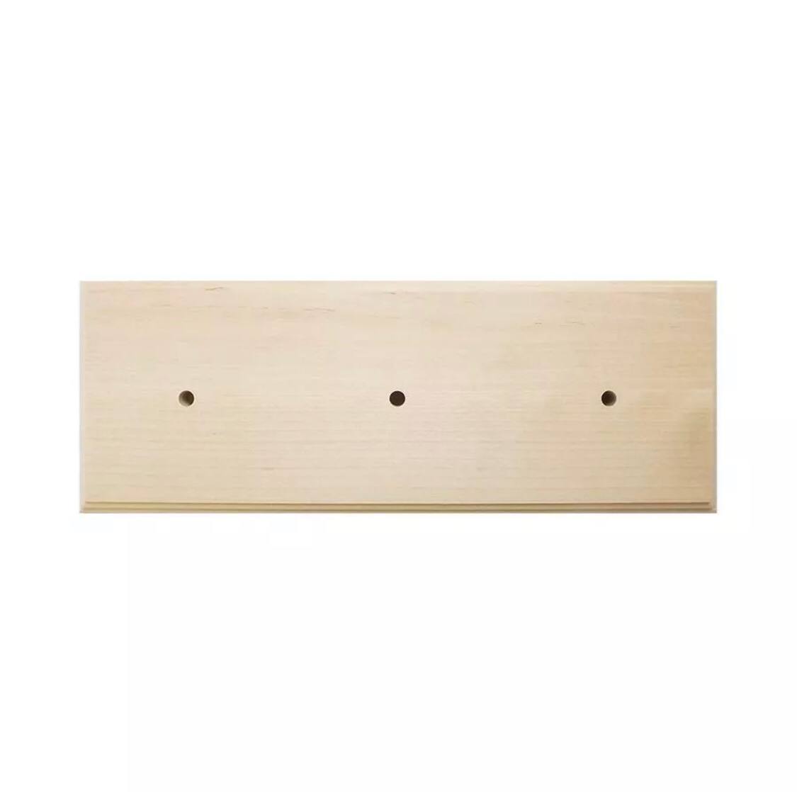 

Накладка на бревно трехместная, 6x2x25 см, сосна, 1 шт, 32001071, Накладка на бревно
