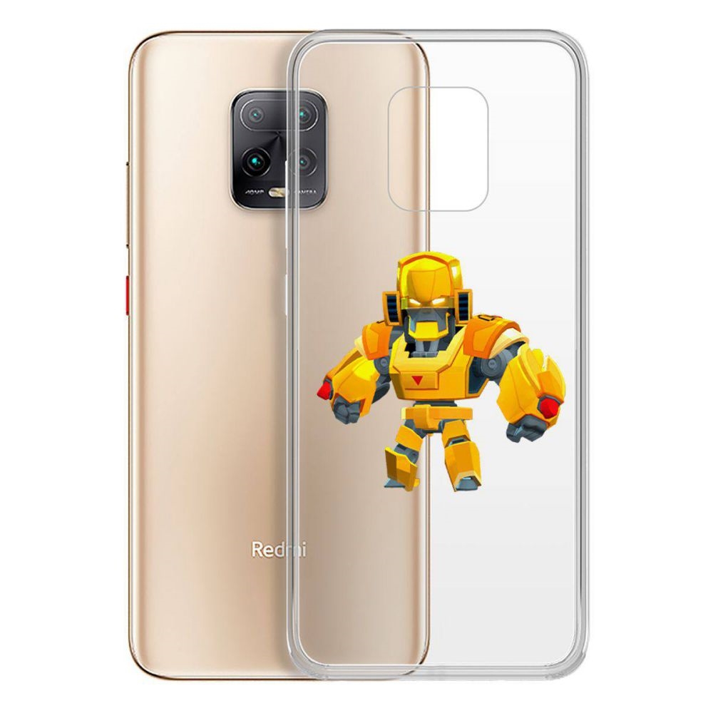

Чехол-накладка Brawl Stars-Бо Золотой Меха для Xiaomi Redmi 10X 5G/10X Pro 5G