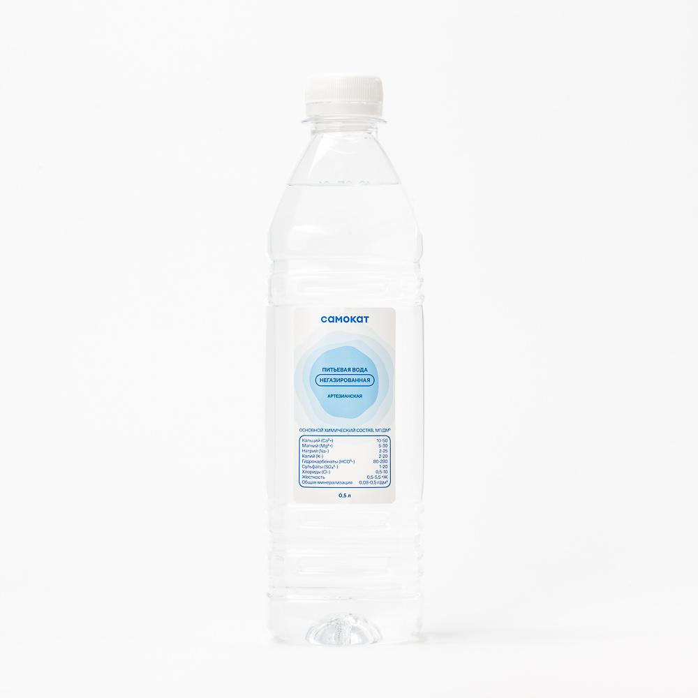 Вода Самокат | артезианская, негазированная, 500 мл