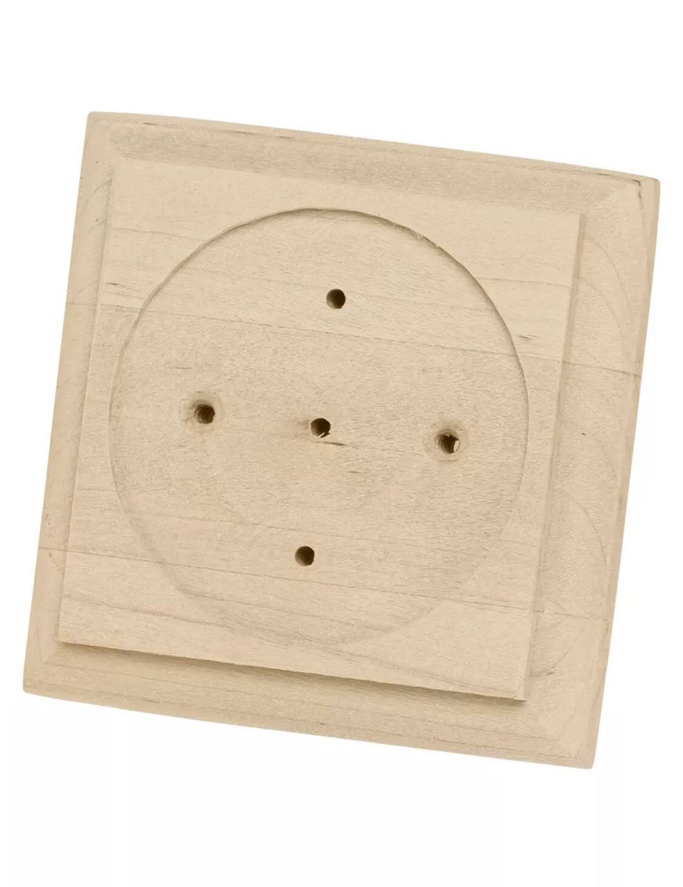 

Накладка на бревно одноместная, 10x2x10 см, сосна, 1 шт, 32001051, Накладка на бревно