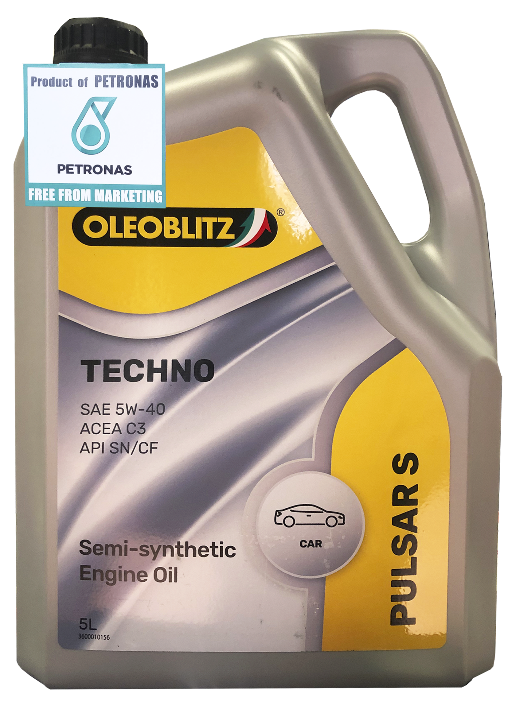 Моторное масло PETRONAS синтетическое OLEOBLITZ PULSAR S TECHNO 5W40 5л