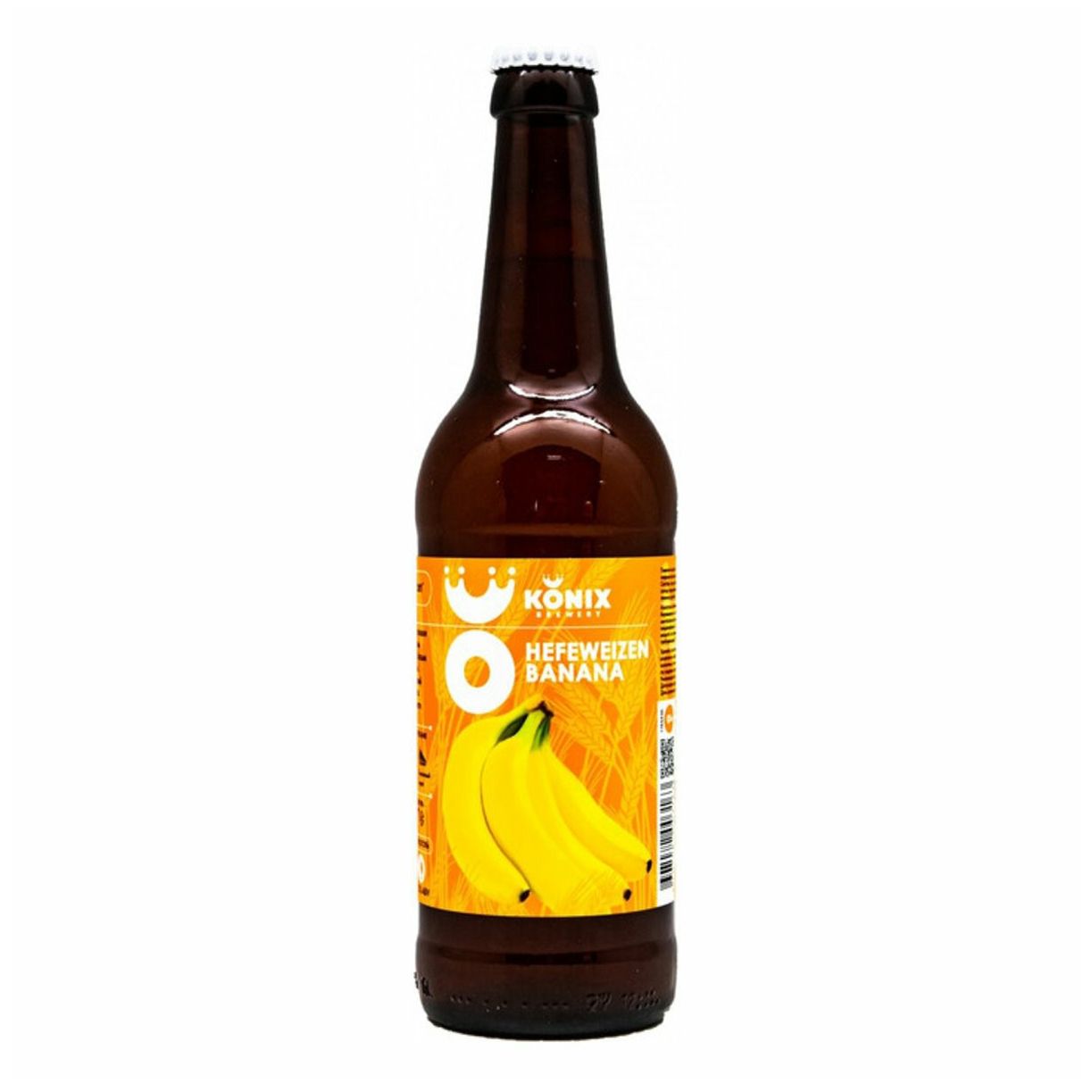 

Пивной напиток Konix Brewery Hefeweizen Banana светлый нефильтрованный 4,5% 0,5 л, Светлое