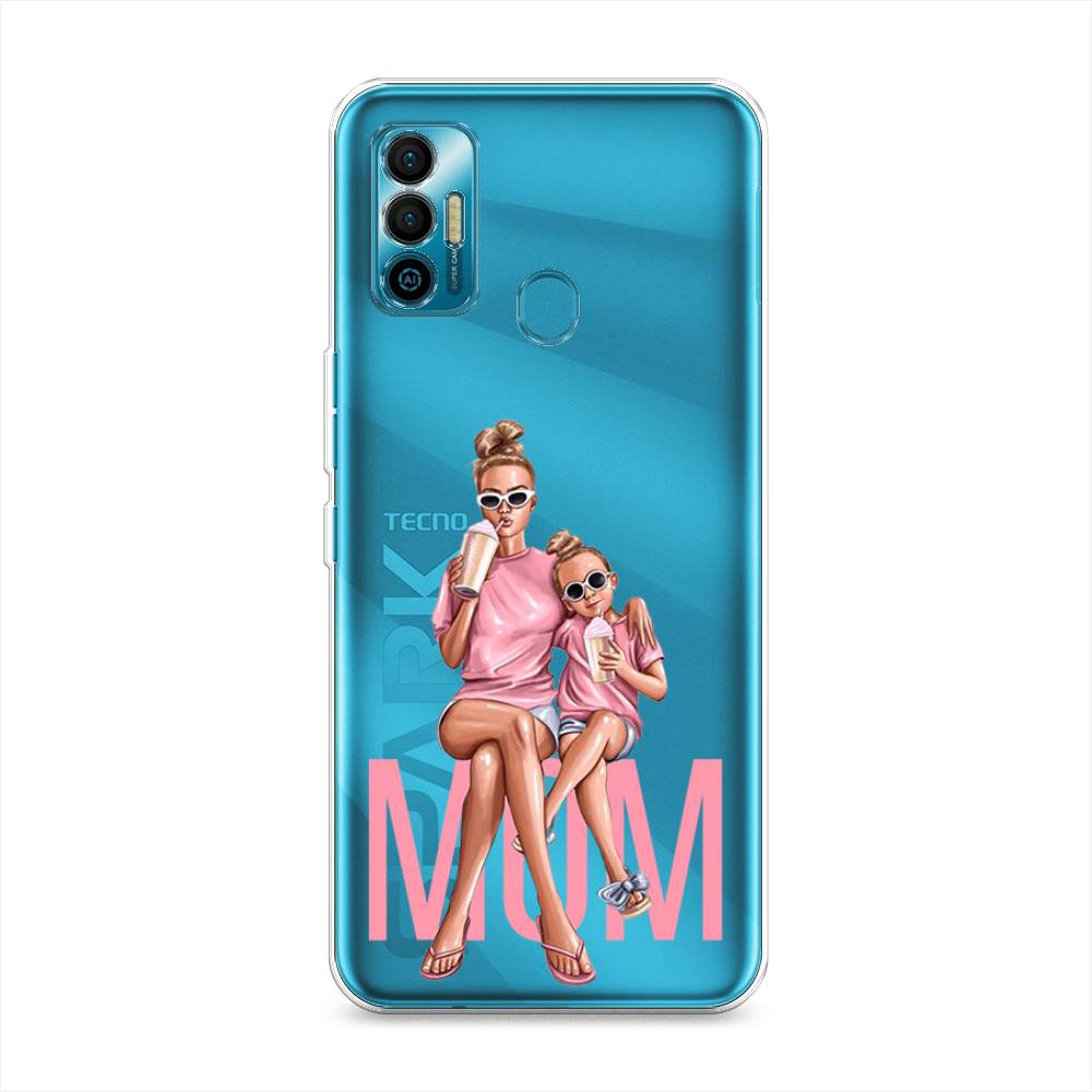 

Чехол Awog на Tecno Spark 7 "Lovely mom", Разноцветный, 301050-7