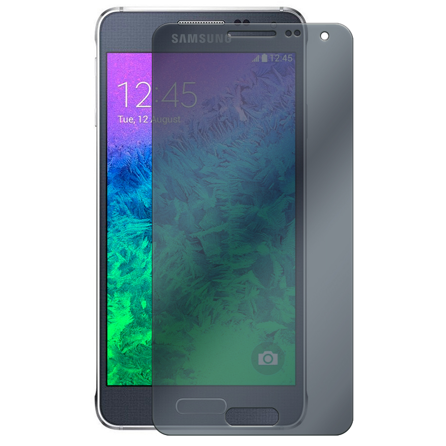 

Стекло защитное гибридное Антишпион Krutoff для Samsung Galaxy Alpha