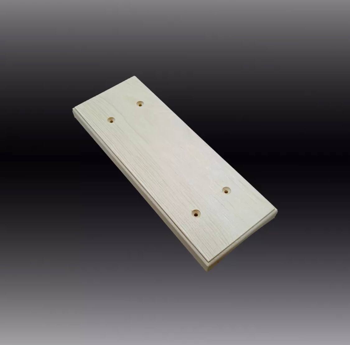 

Накладка на бревно трехместная, 9x2x25 см, сосна, 1 шт, 32001024, Накладка на бревно